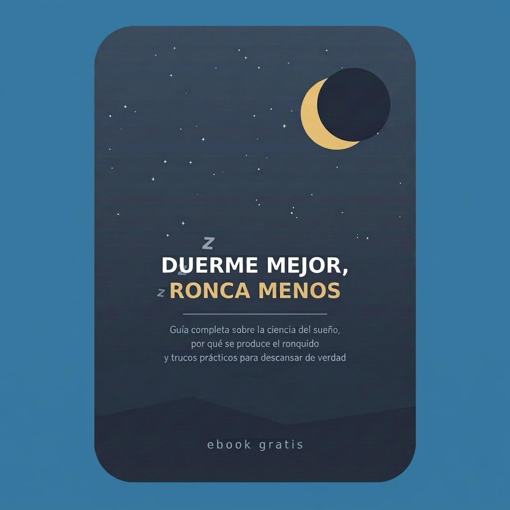 Guía Duerme Mejor, Ronca Menos
